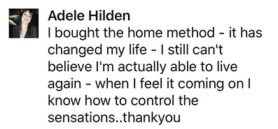 Real testimonial from a recovered client